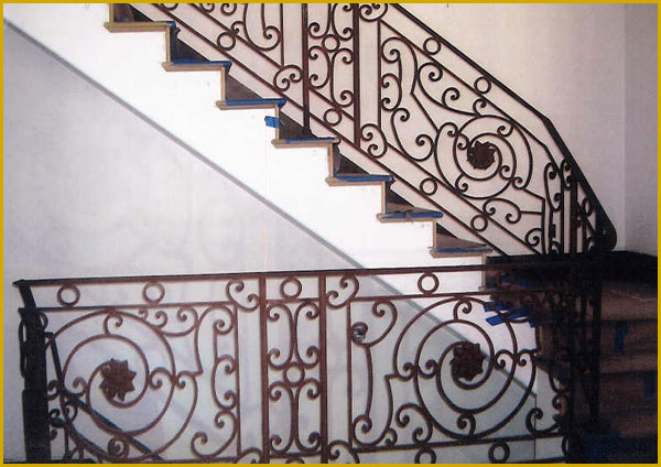 Ornamental Wrought Iron Railing- Long Beach, CA